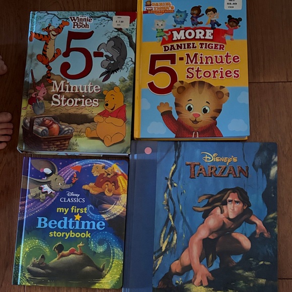 Disney Other - Disney Storybook Collection with Winnie the Pooh, Daniel Tiger, and Tarzan